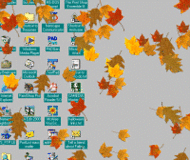 Falling Autumn Leaves Screen Saver screenshot